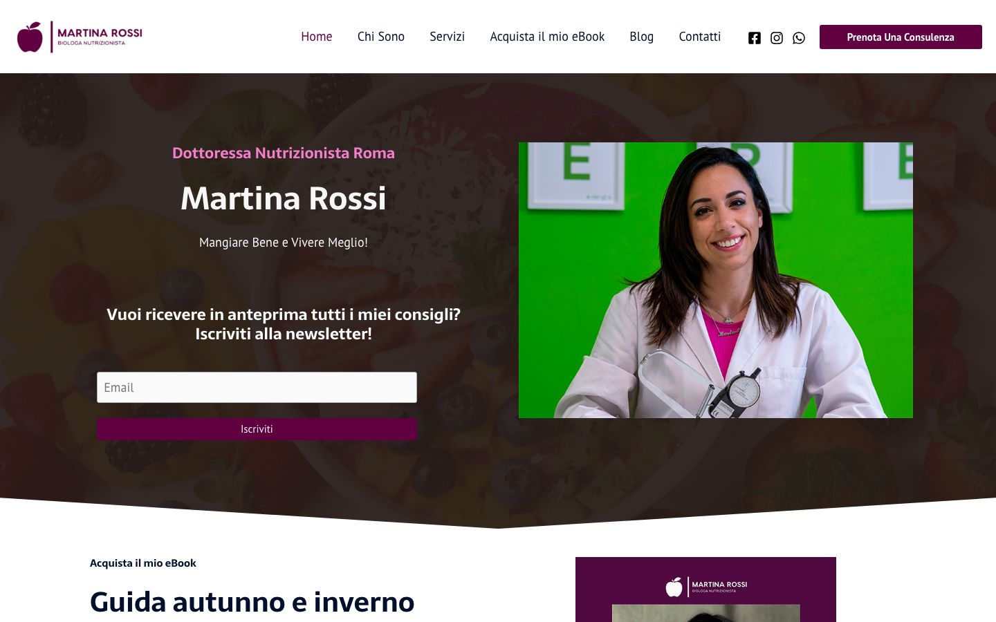 Sito di Dott.ssa Martina Rossi