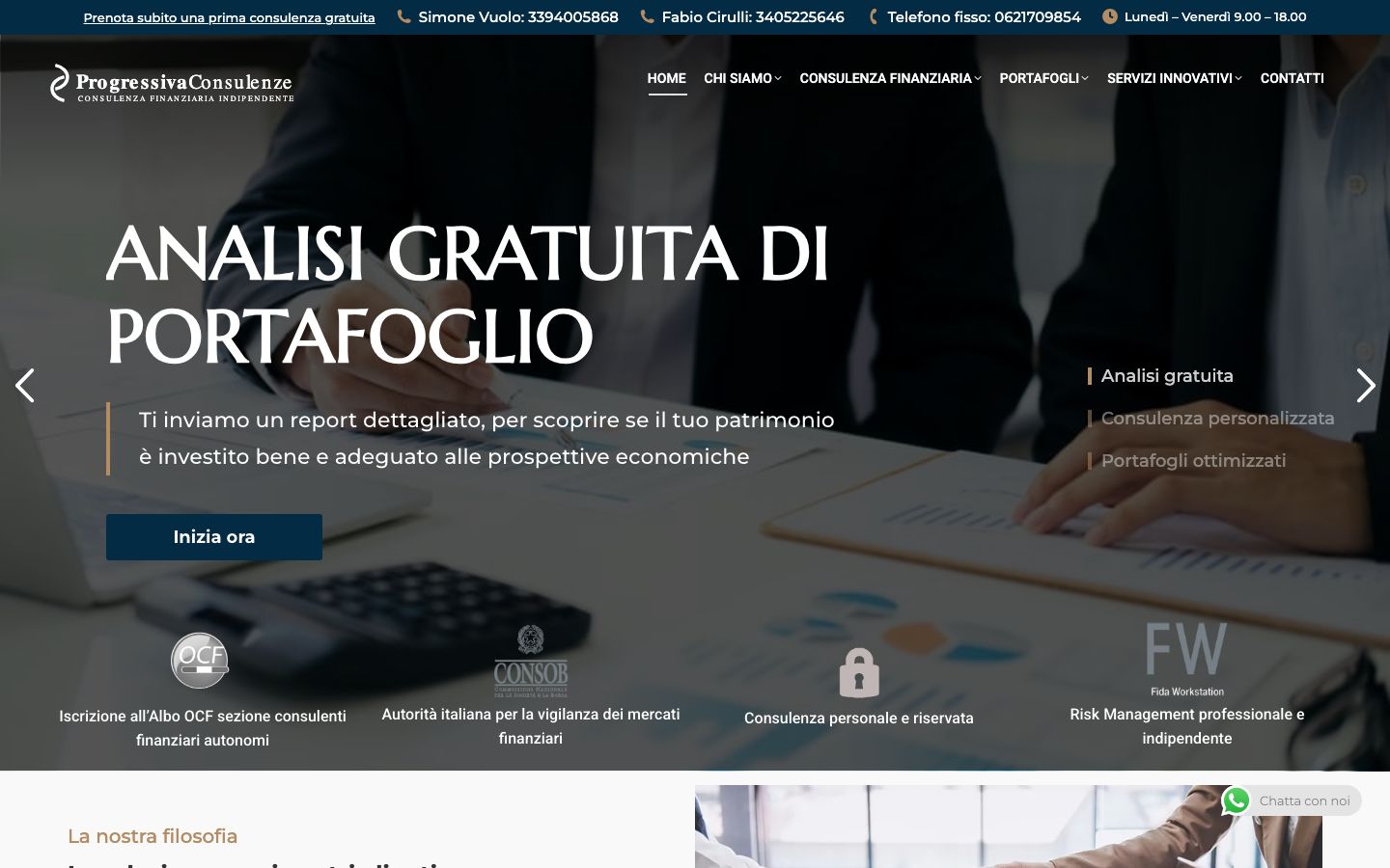 Sito di Progressiva Consulenze