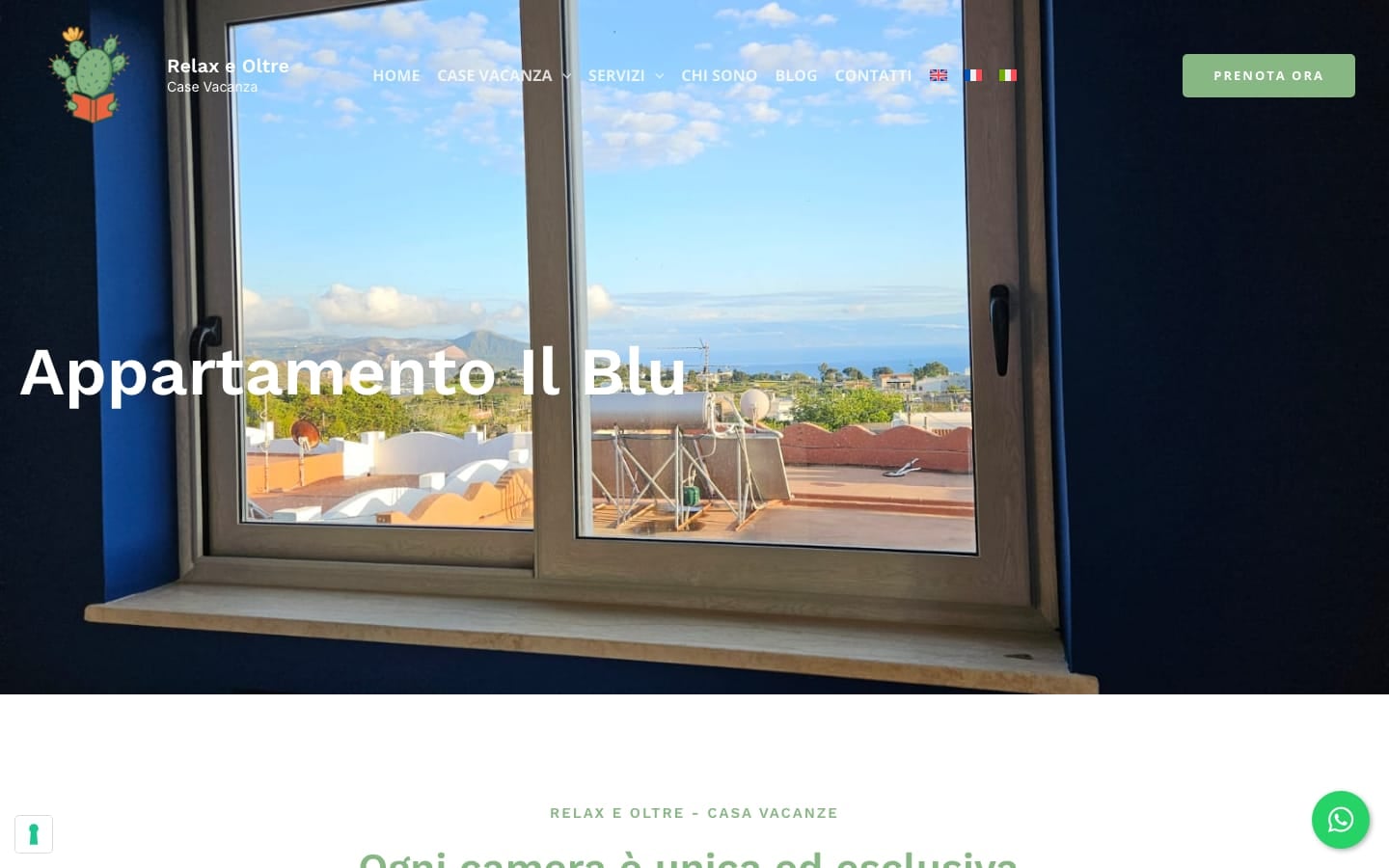 Pagina dell'Appartamento Il Blu sul sito Relax e Oltre