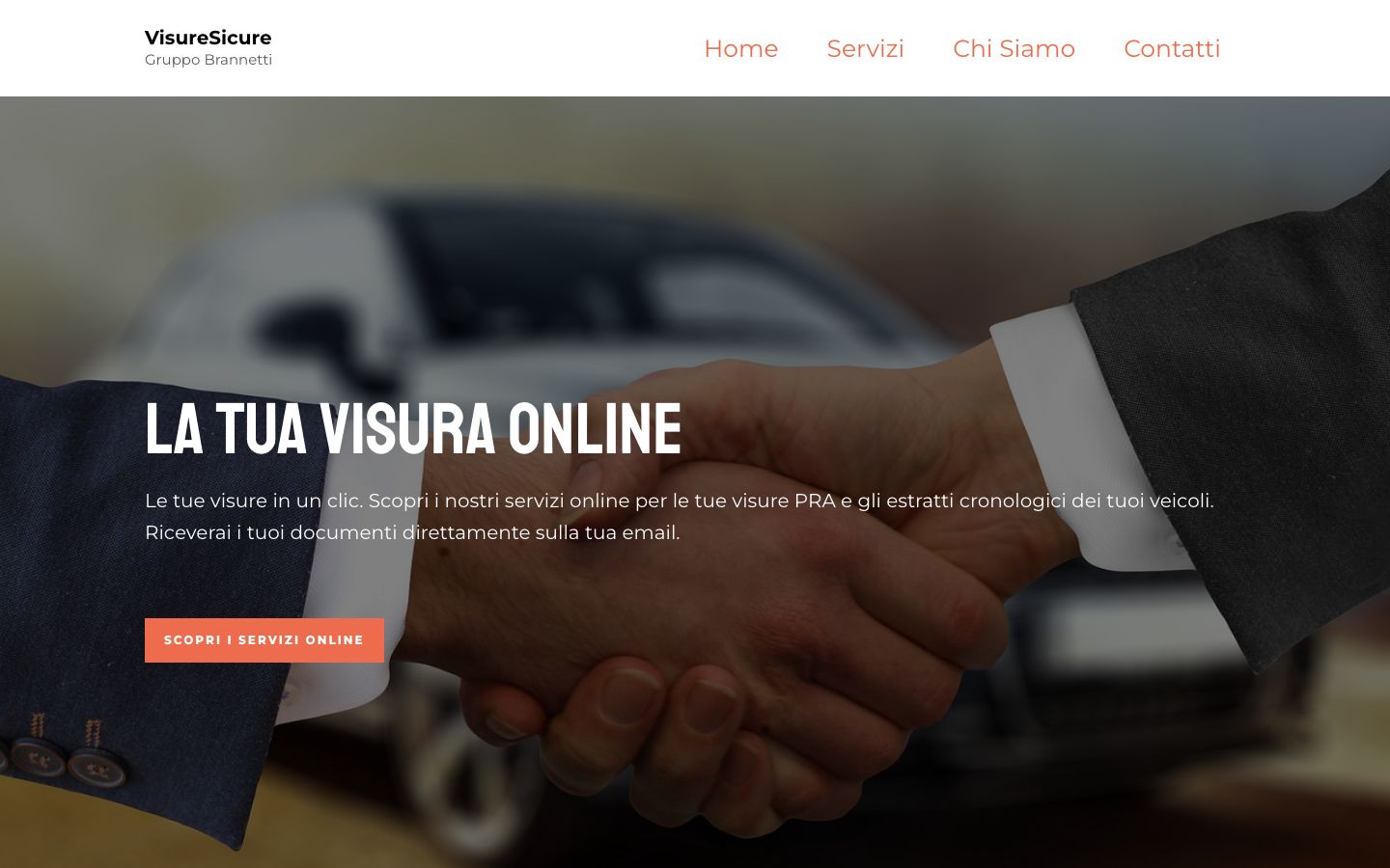 Sito di VisureSicure – Gruppo Brannetti
